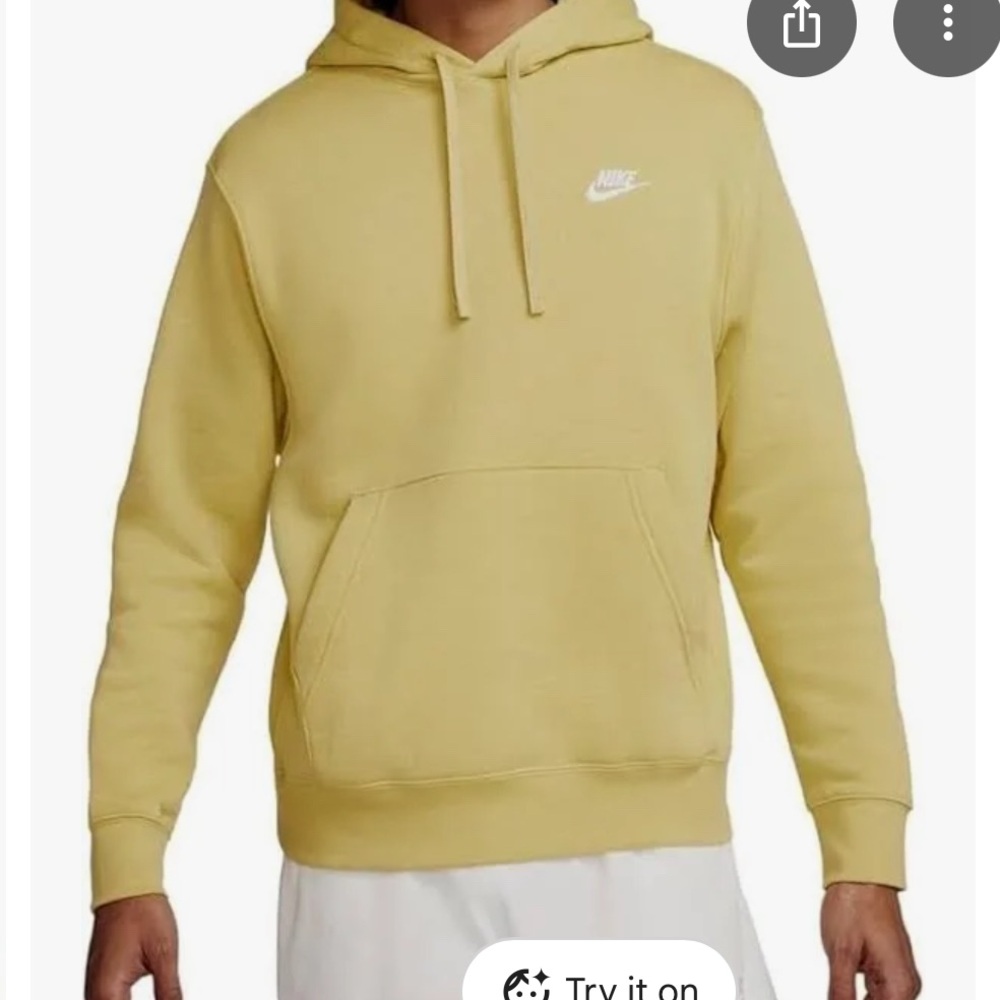 Nike Yellow Sweatshirt